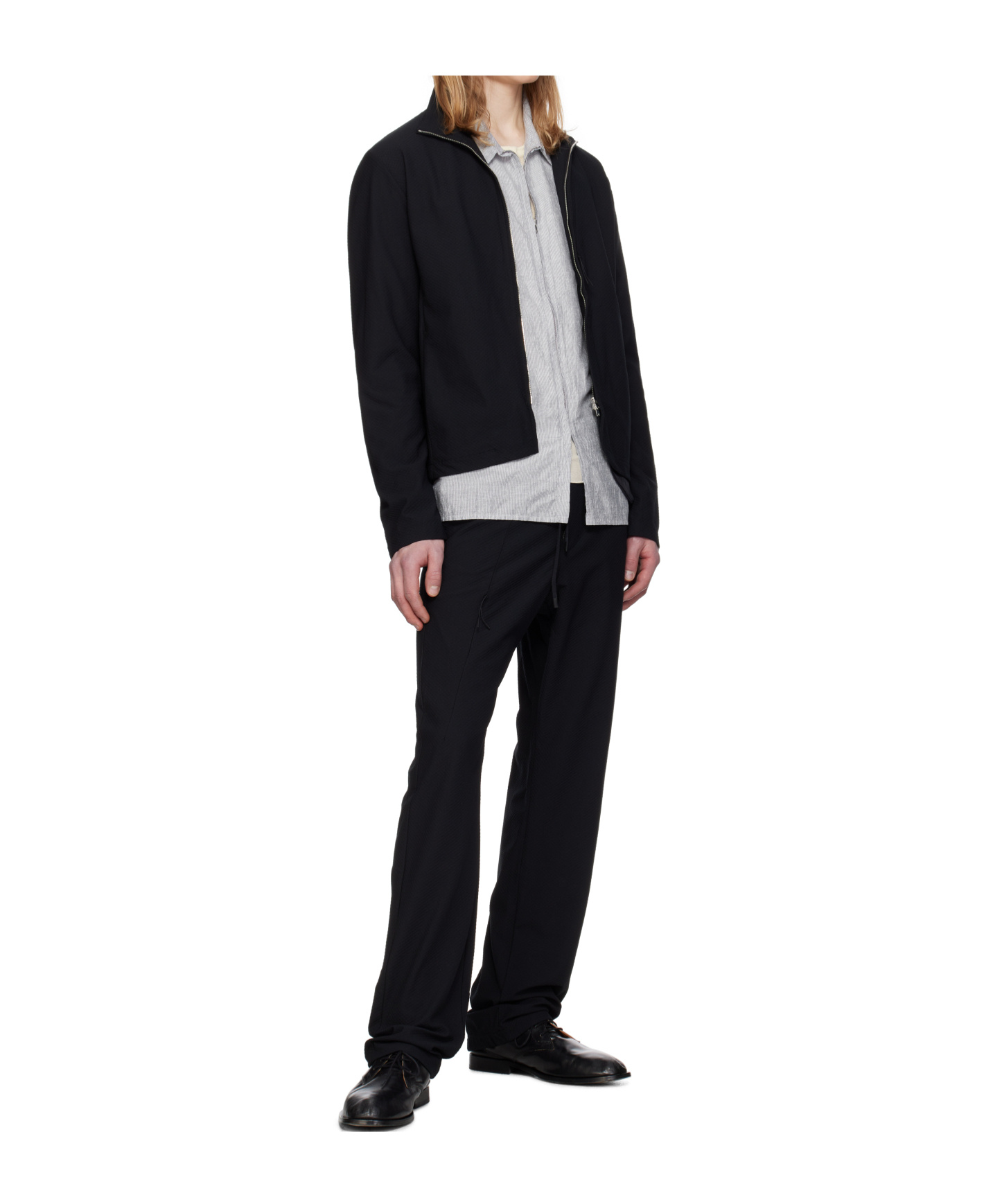 Post Archive Faction (paf) Black 8.0 Right Track Jacket In Black
