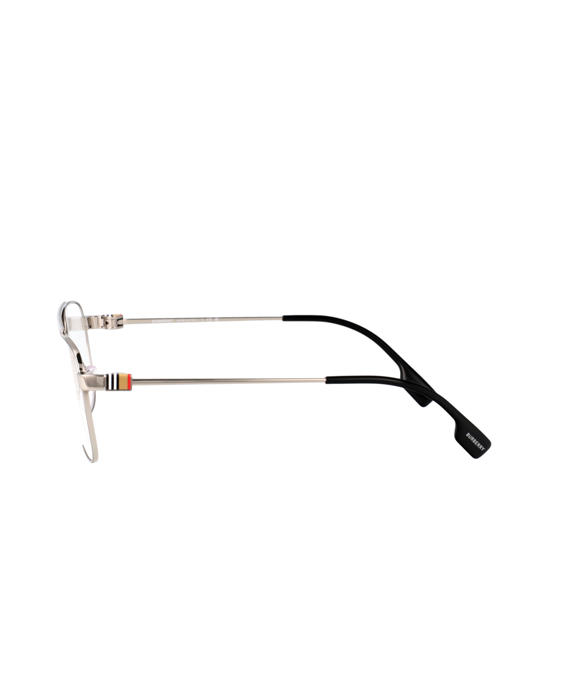Burberry Eyewear Square Frame Glasses In Metallic