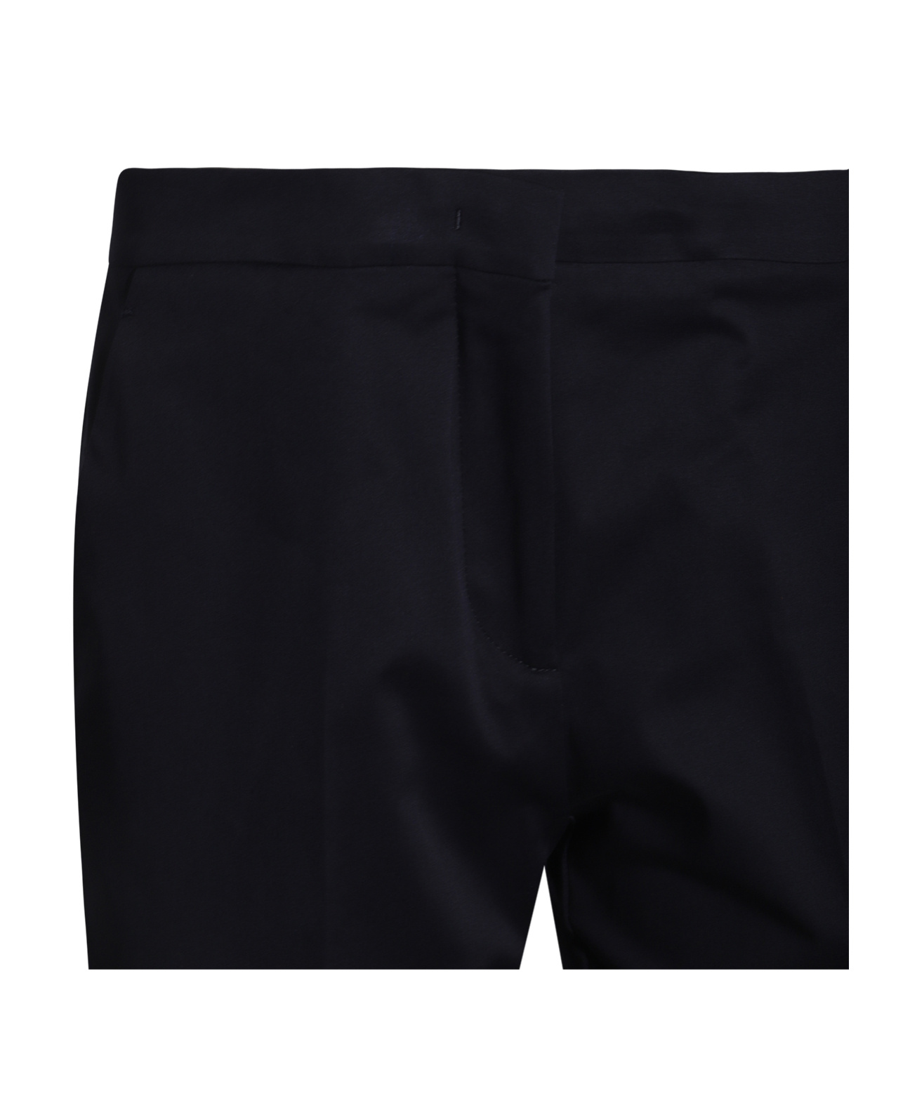 Etro Tapered Casual Pants In Black