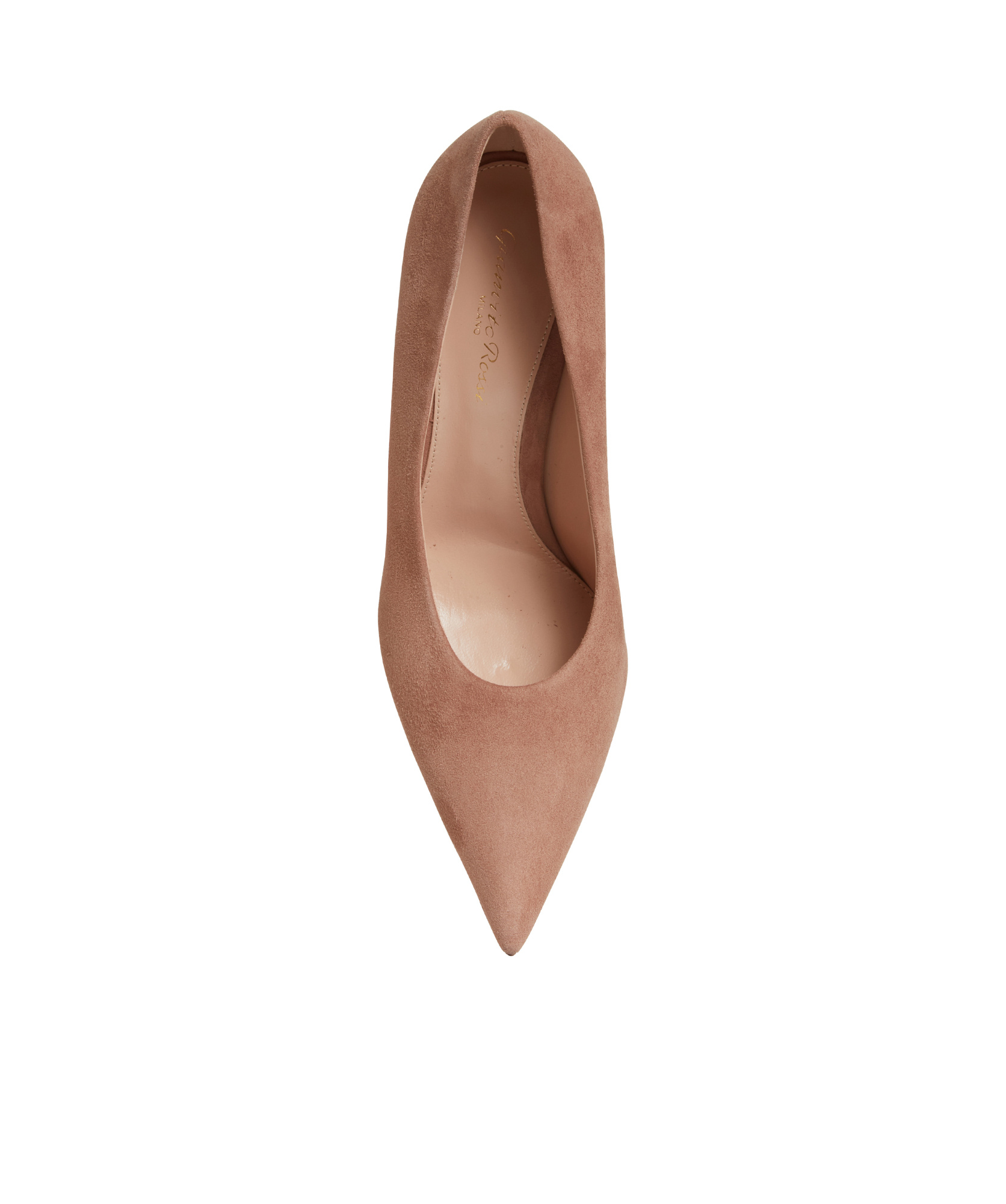 Gianvito Rossi Pointed-toe 85mm Leather Pumps In Brown