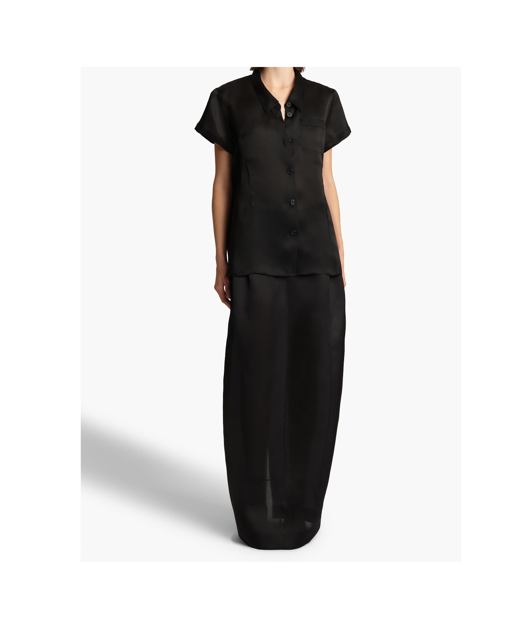 Khaite Logo Patch And Detachable Self-tie Fastening At Face.... In Black