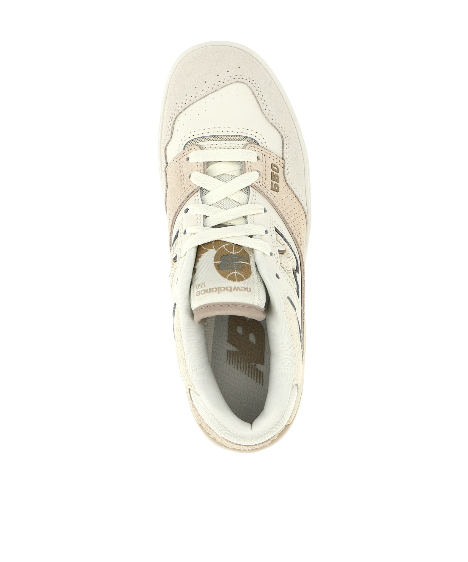 NEW BALANCE 550 PANELLED LEATHER SNEAKERS