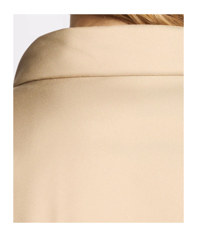 Fay Toggle Coat In Technical Gabardine In Brown