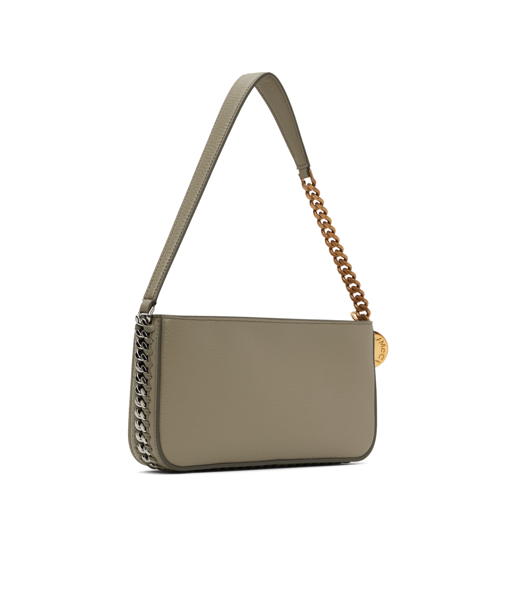 Stella Mccartney Chain Shoulder Bag In Gray