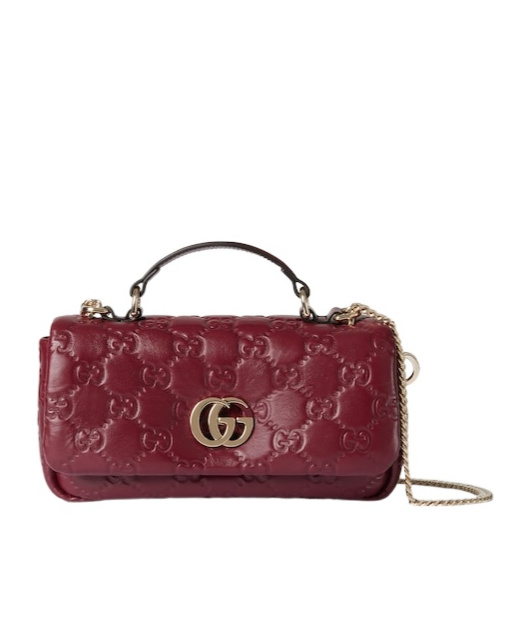 Gucci Gg Milano Mini Handbag In Red