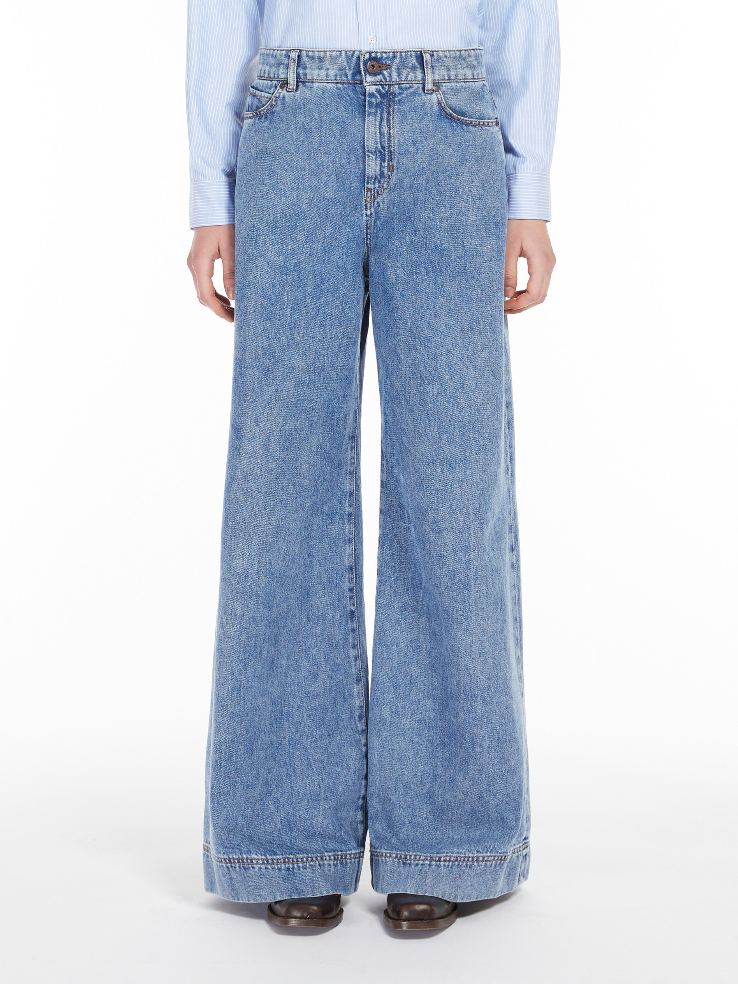 Weekend Max Mara Five-bag Jeans In Blue