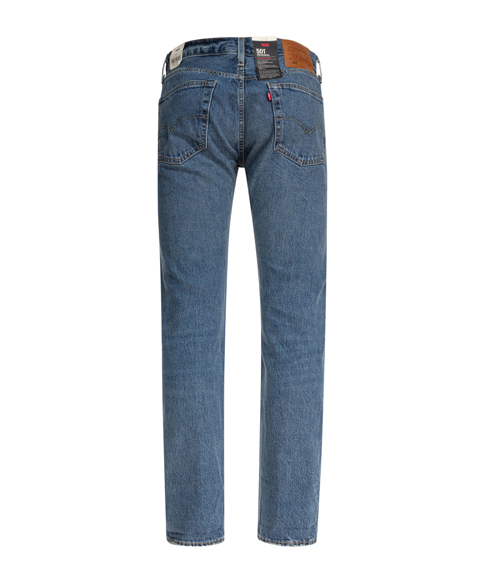 Levi's Belt Loop Denim Trousers In Blue