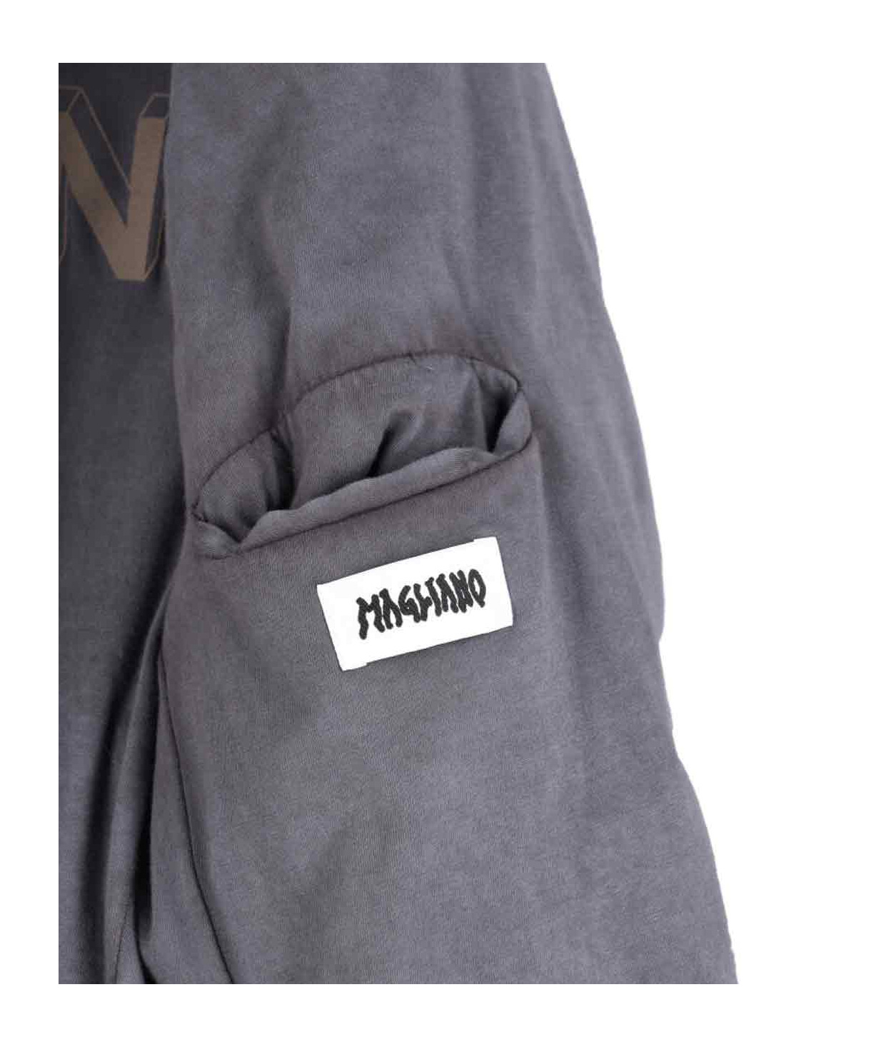 Magliano Jacket With Front Pockets And Notch Lapel In Blue
