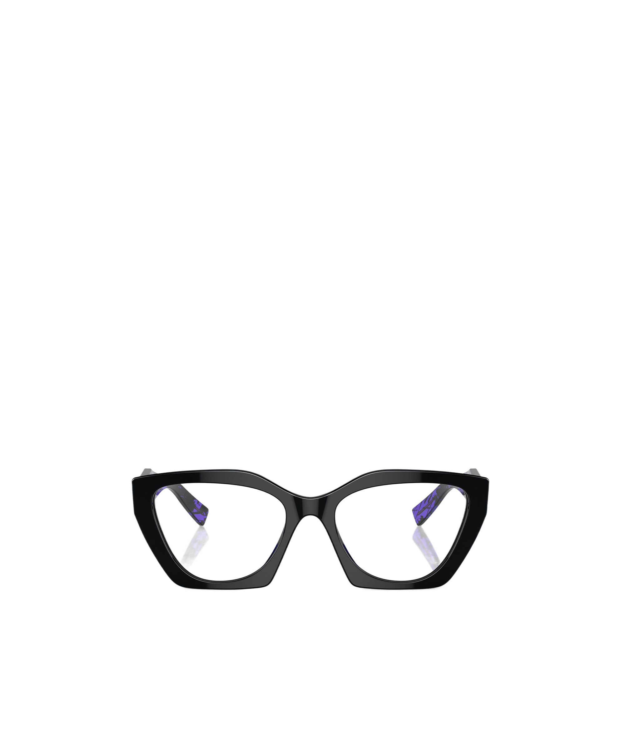Prada Logo Flat Mirror In Black