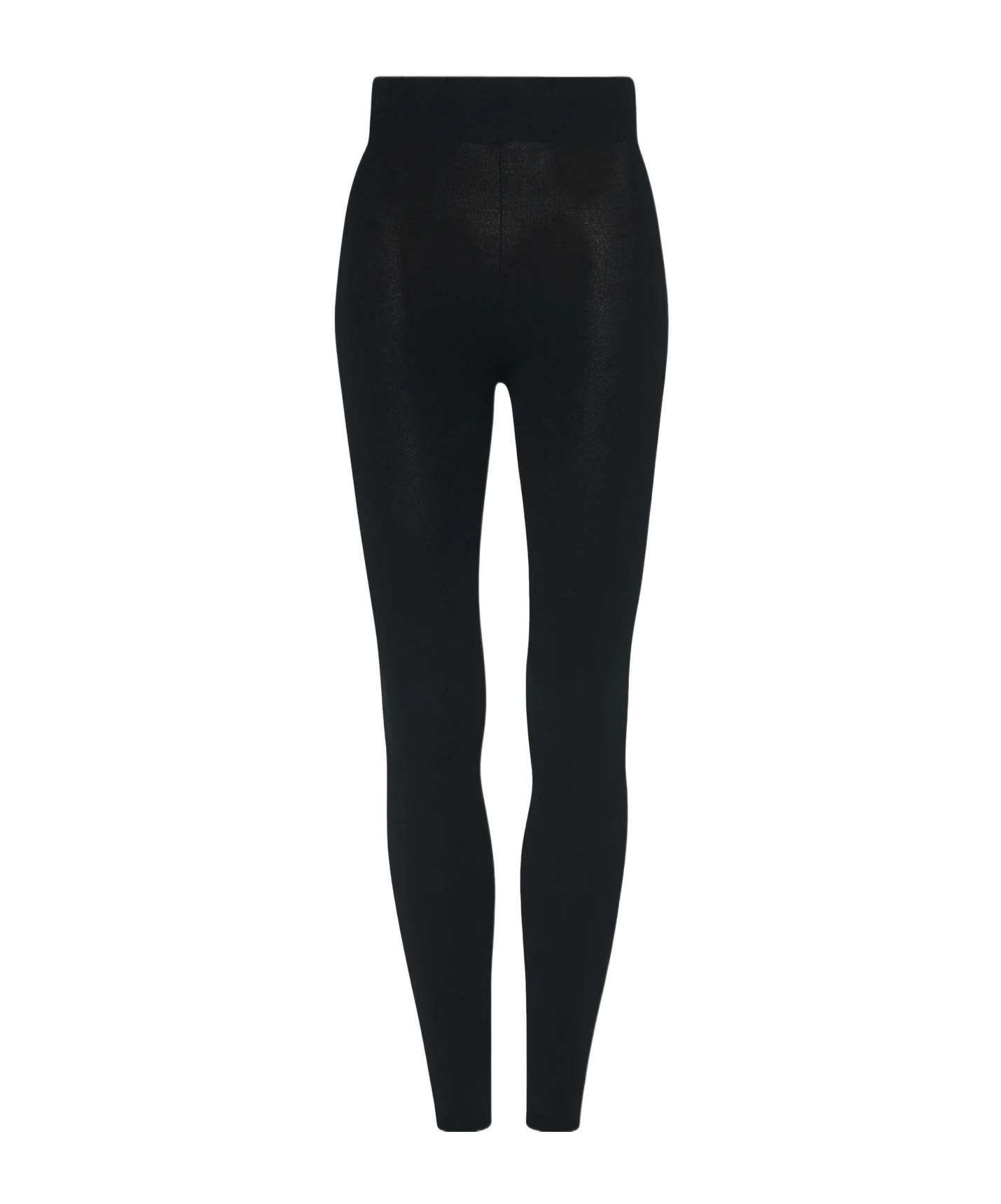 The Row Lydira Stretch Knit Leggings In Black