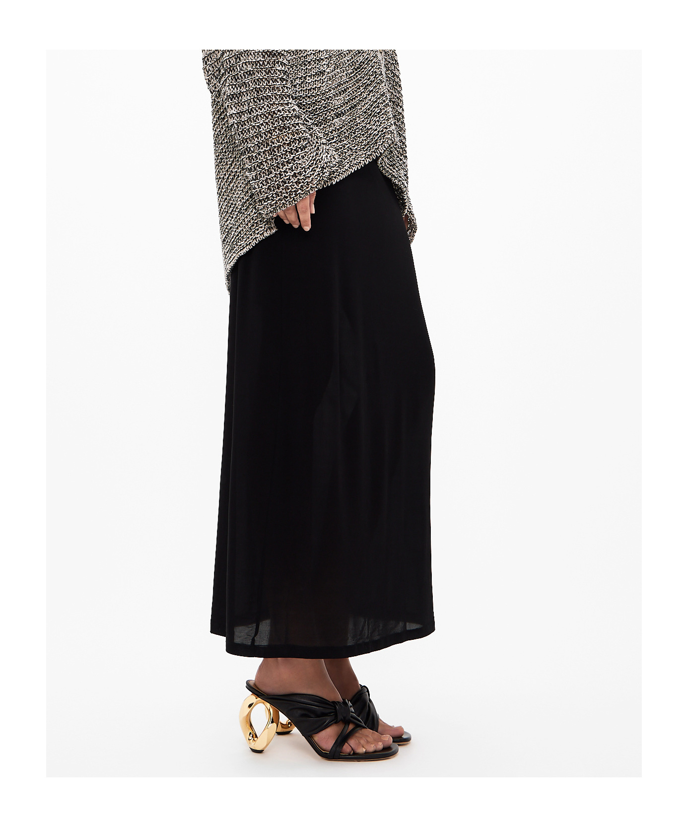 Jw Anderson Open-toed High-heeled Sandals In Black