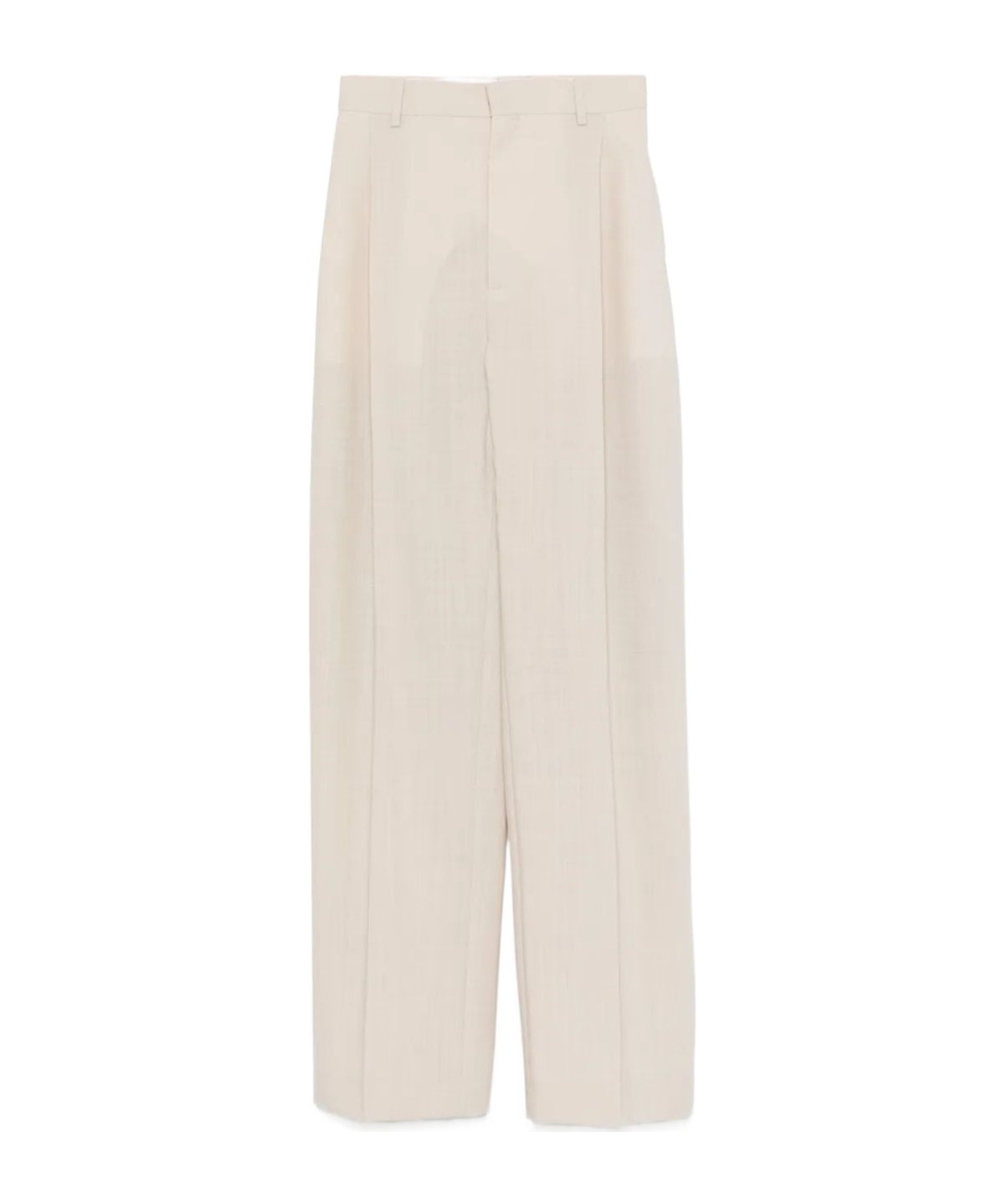 Wardrobe.nyc Pleated Trousers In Neutral