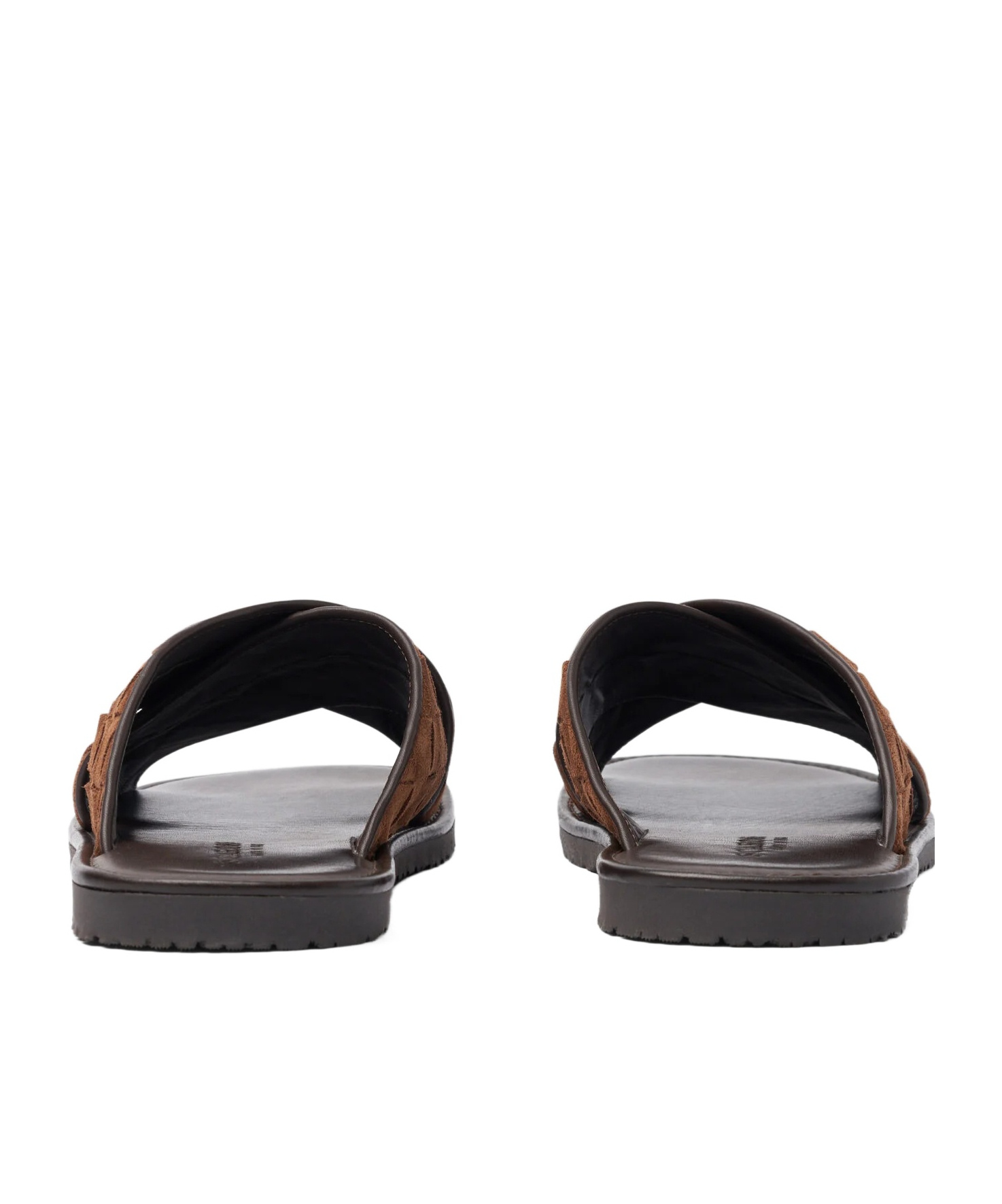 Scarosso Ettore Woven Sandals In Brown