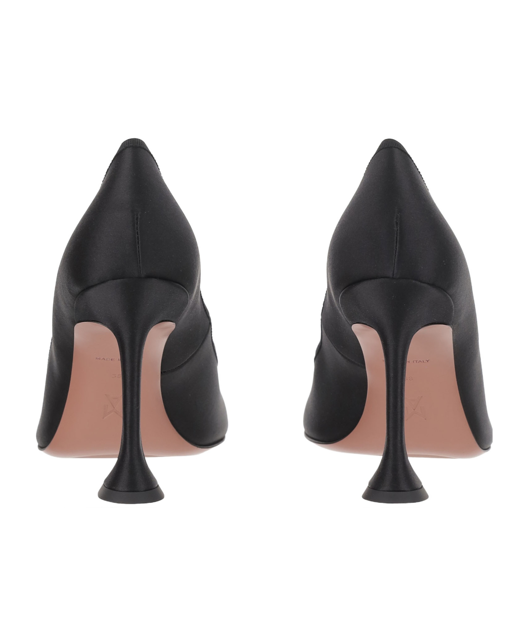 Amina Muaddi 95mm Lila Bow-detail Pumps In Black