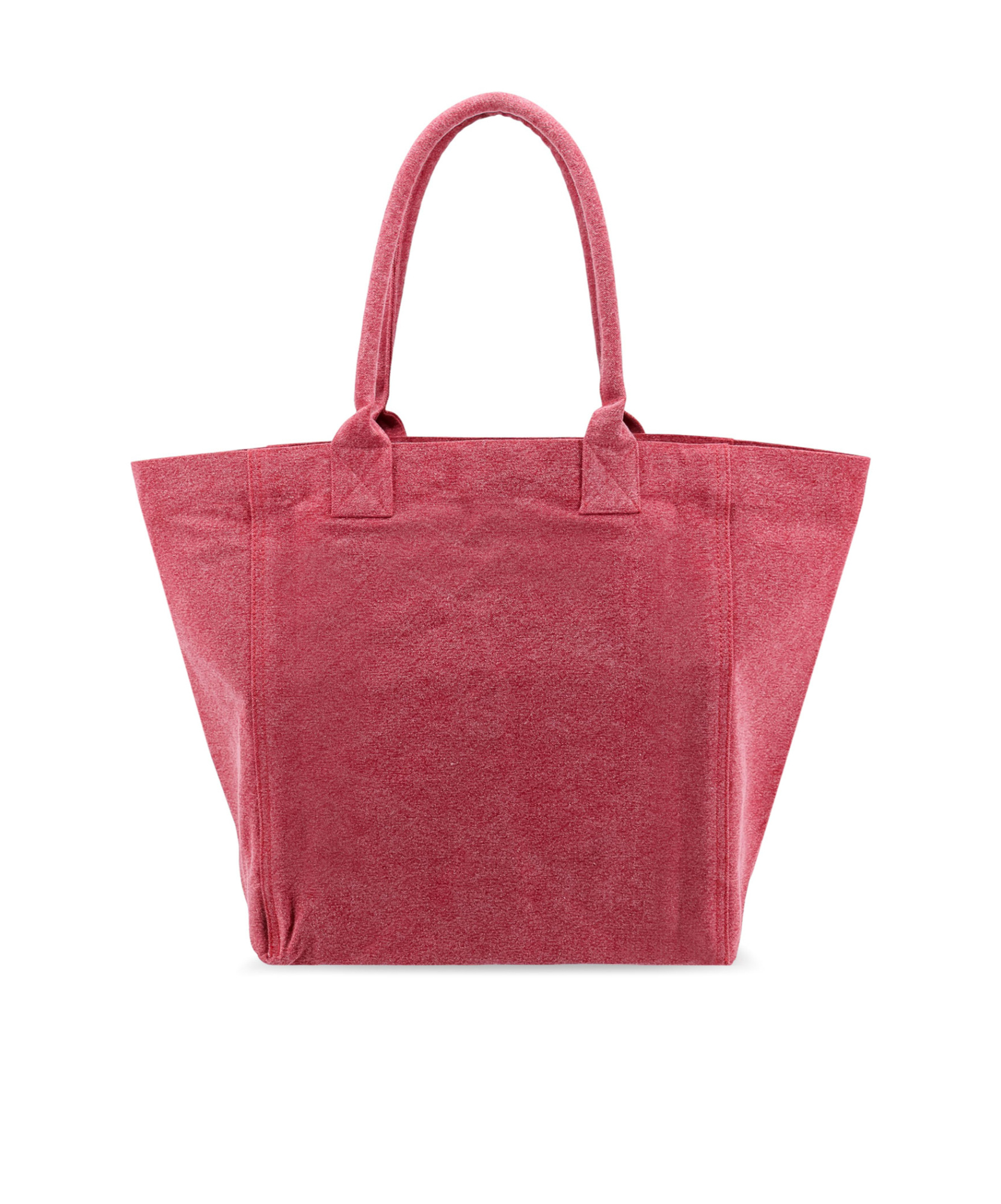 Isabel Marant Yenky Canvas Logo Embroidered Handbag In Pink