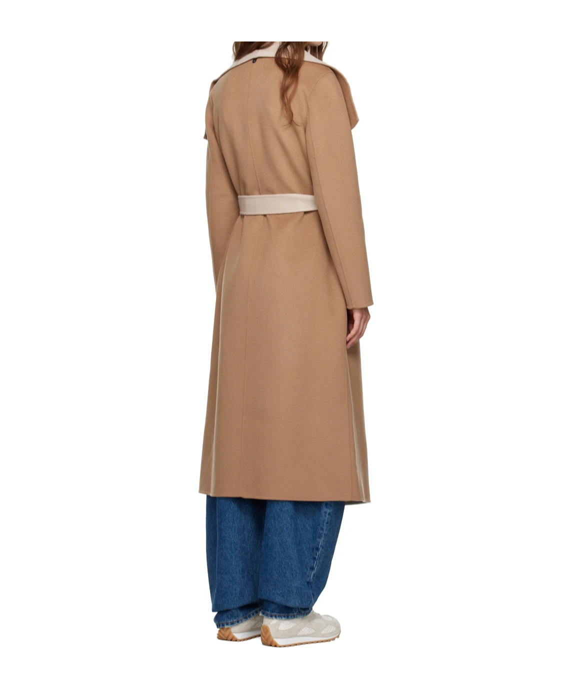 Mackage Mai-cn Double-layer Coat In Nude