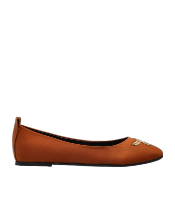 Mcm Ballerina Shoes In Econyl In Brown