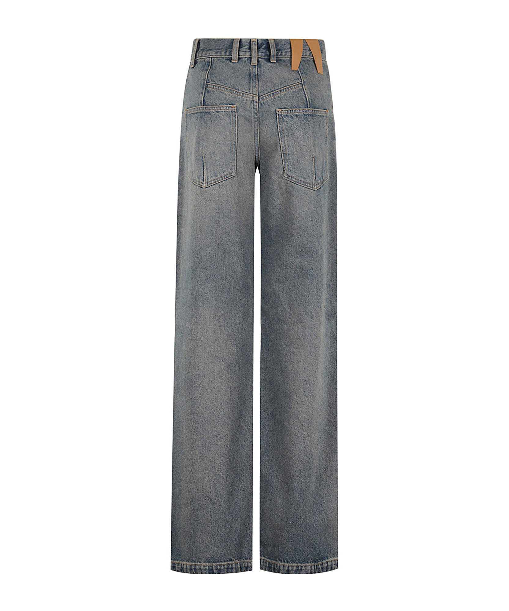 Darkpark Belt-loop Jeans In Gray