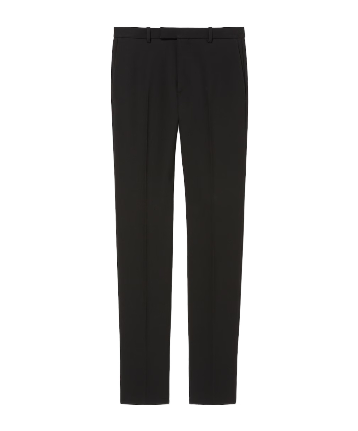 Gucci Dry Crêpe Wool Pant In Black