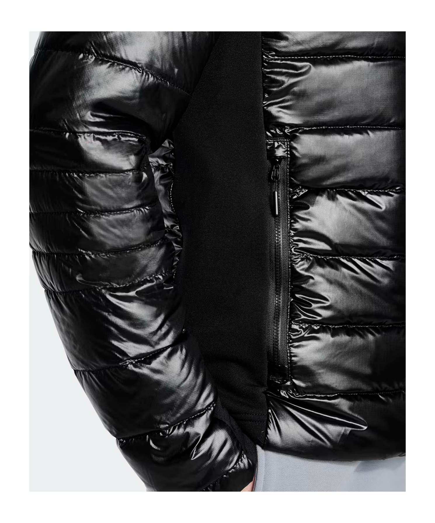 Canada Goose Hybridge Lite Hooded Jacket In Black