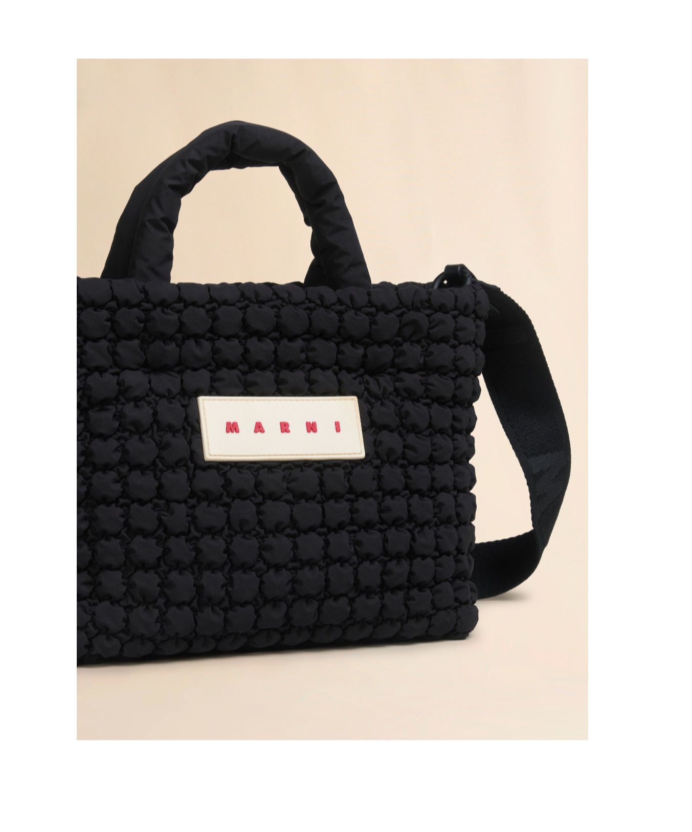 Marni Quilted Mini Bag In Black