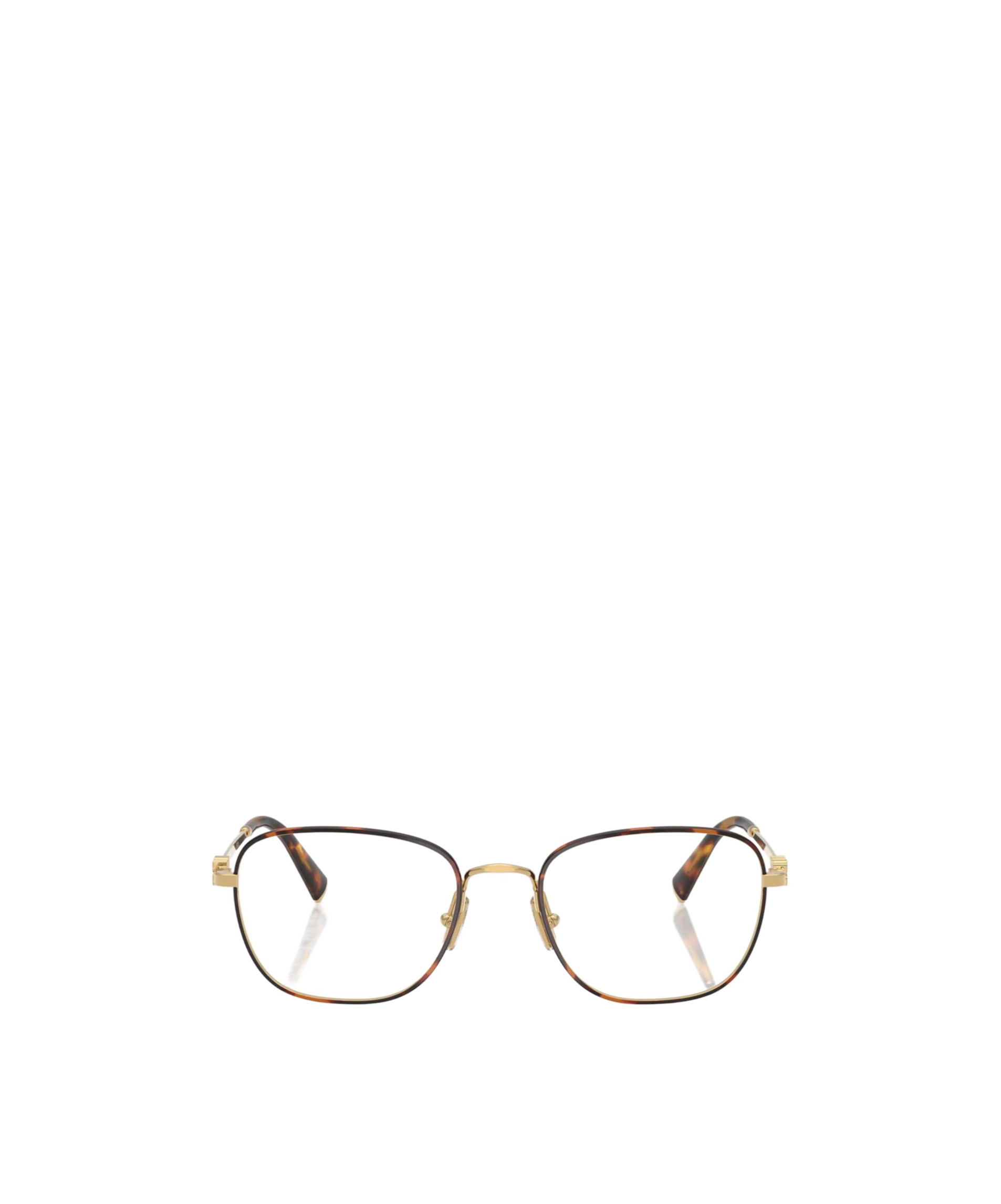 Miu Miu Logo-lettering Glasses In Transparent