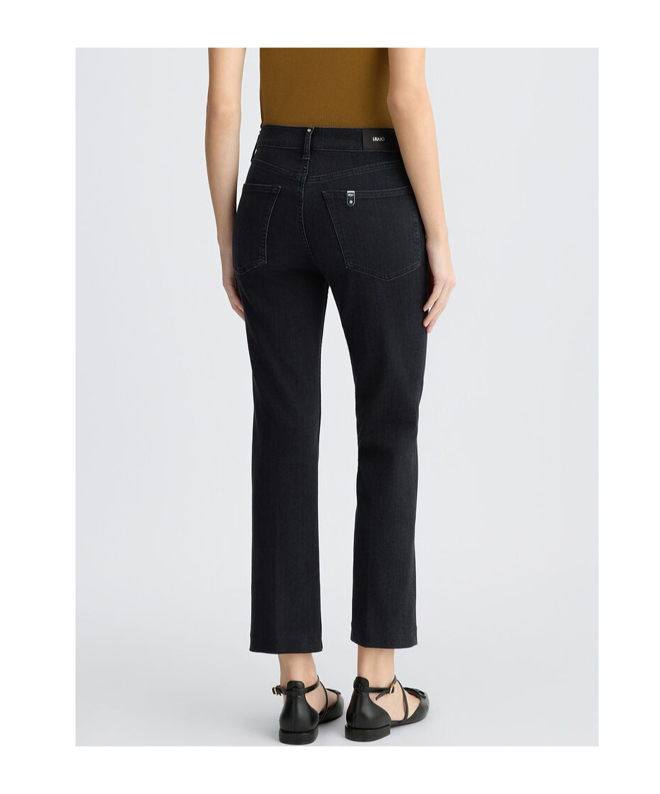 Liu •jo Liu Jo High-rise Bootcut Jeans In Black