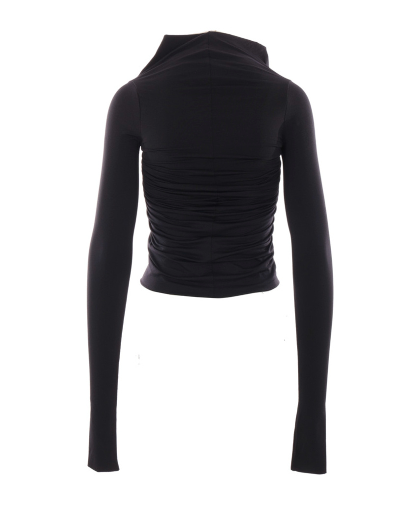 Rick Owens Long-sleeved Top In Black
