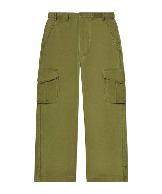 Kenzo Belt Loops Slacks In Green