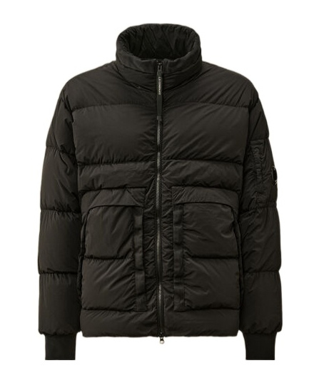 C.p. Company C.p.company Men Nycra-r Jacket With Hidden Hood In Black