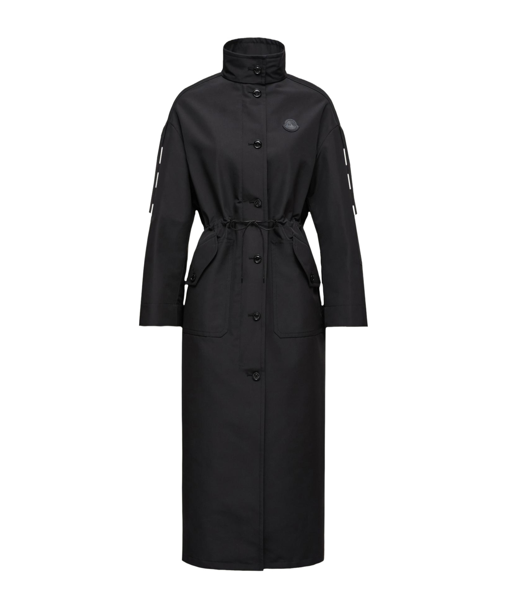 Moncler X Ee72 By Edward Enninful Winifred Trench Coat In Black