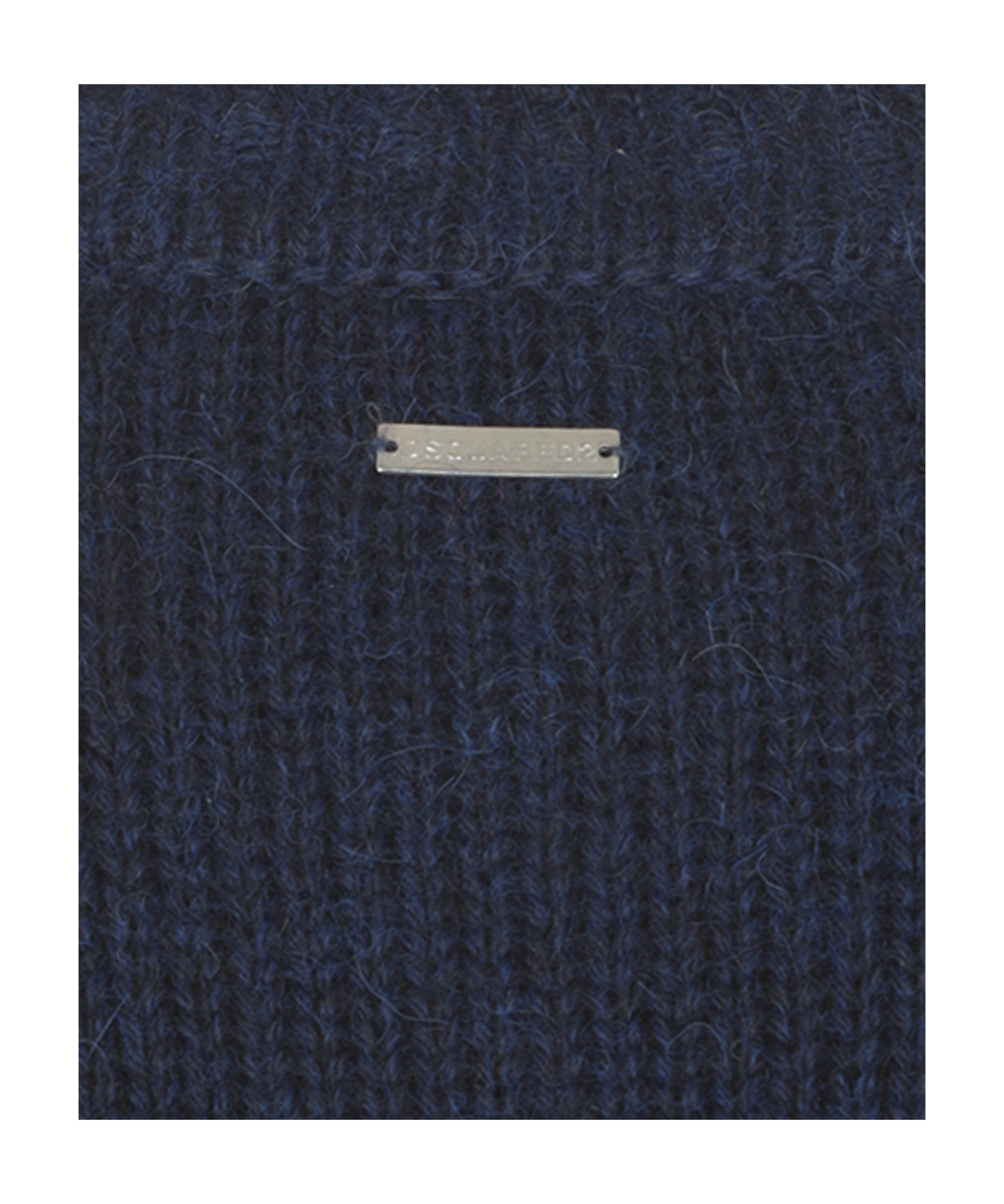 Dsquared2 Man Sweater Navy Size L Alpaca Wool In Black