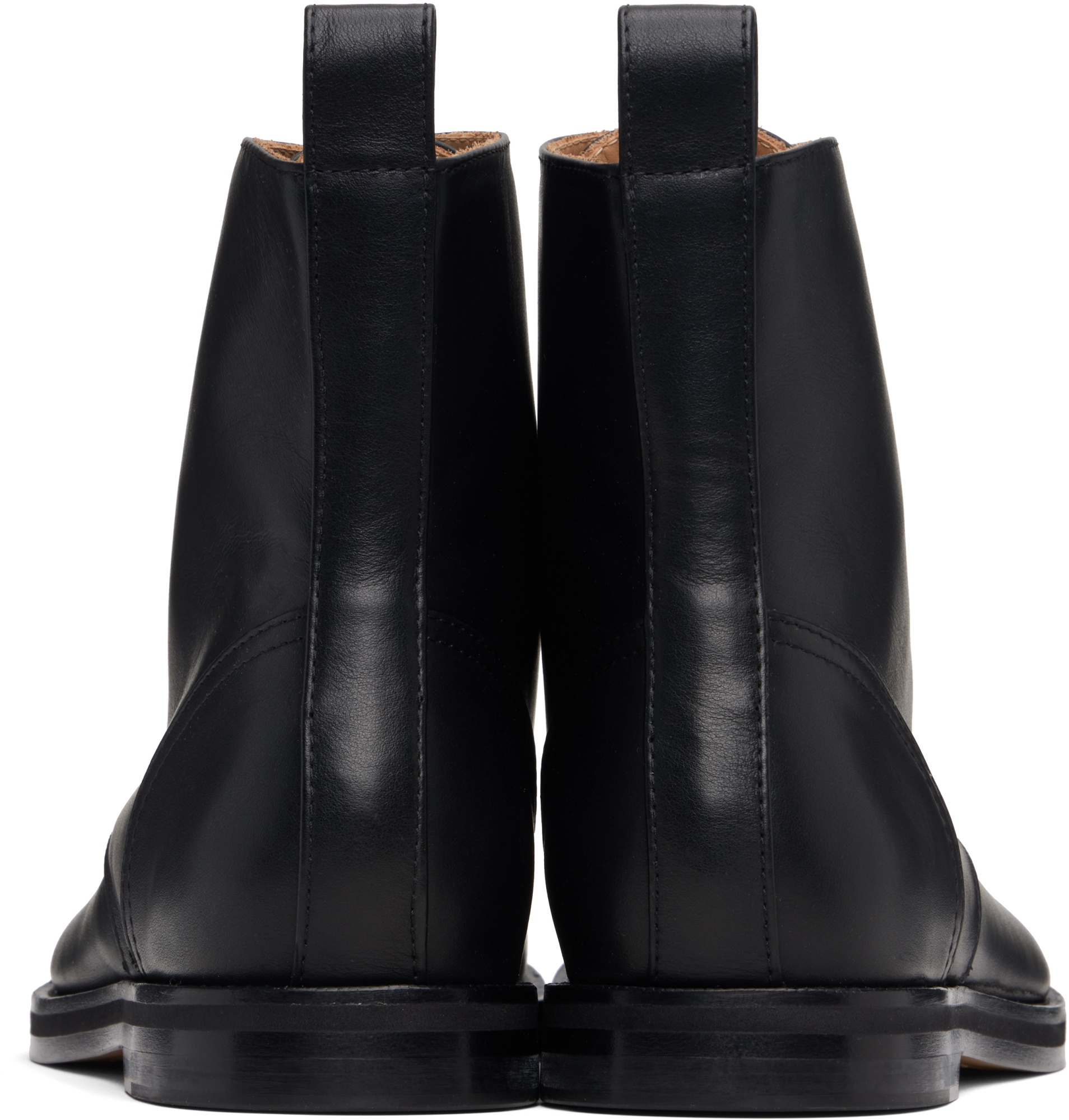 Jw Anderson Lace-up Ankle Boots In Black