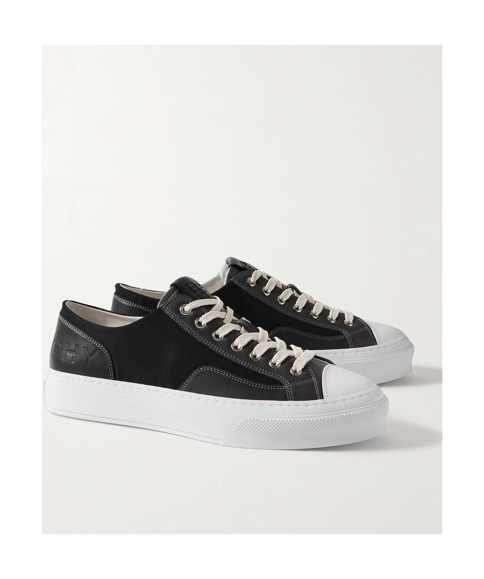 Givenchy Baskets City Canvas Sneaker In Black
