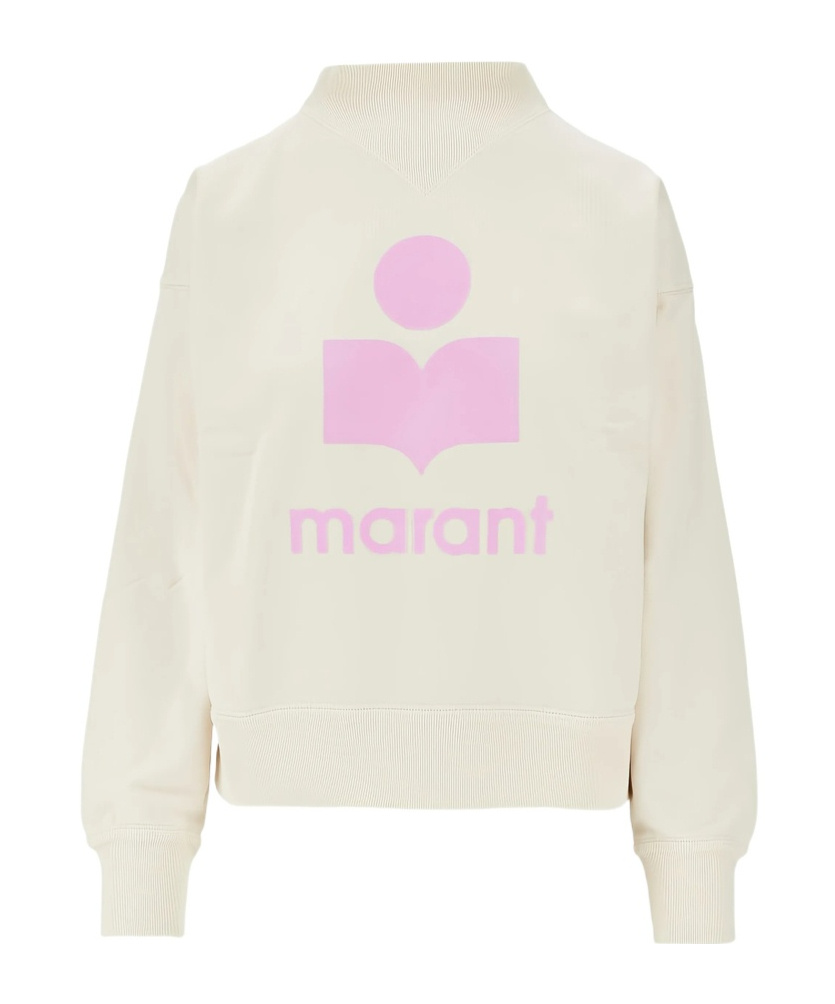 Isabel Marant Étoile Logo Long-sleeve Sweatshirt In White