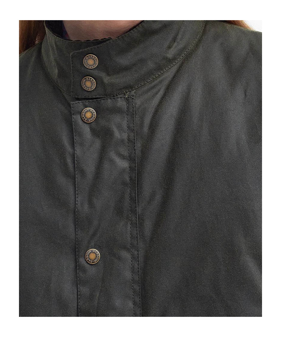 Baracuta Men's Barbour Xwaxed Oversized Vest Jacket In Black