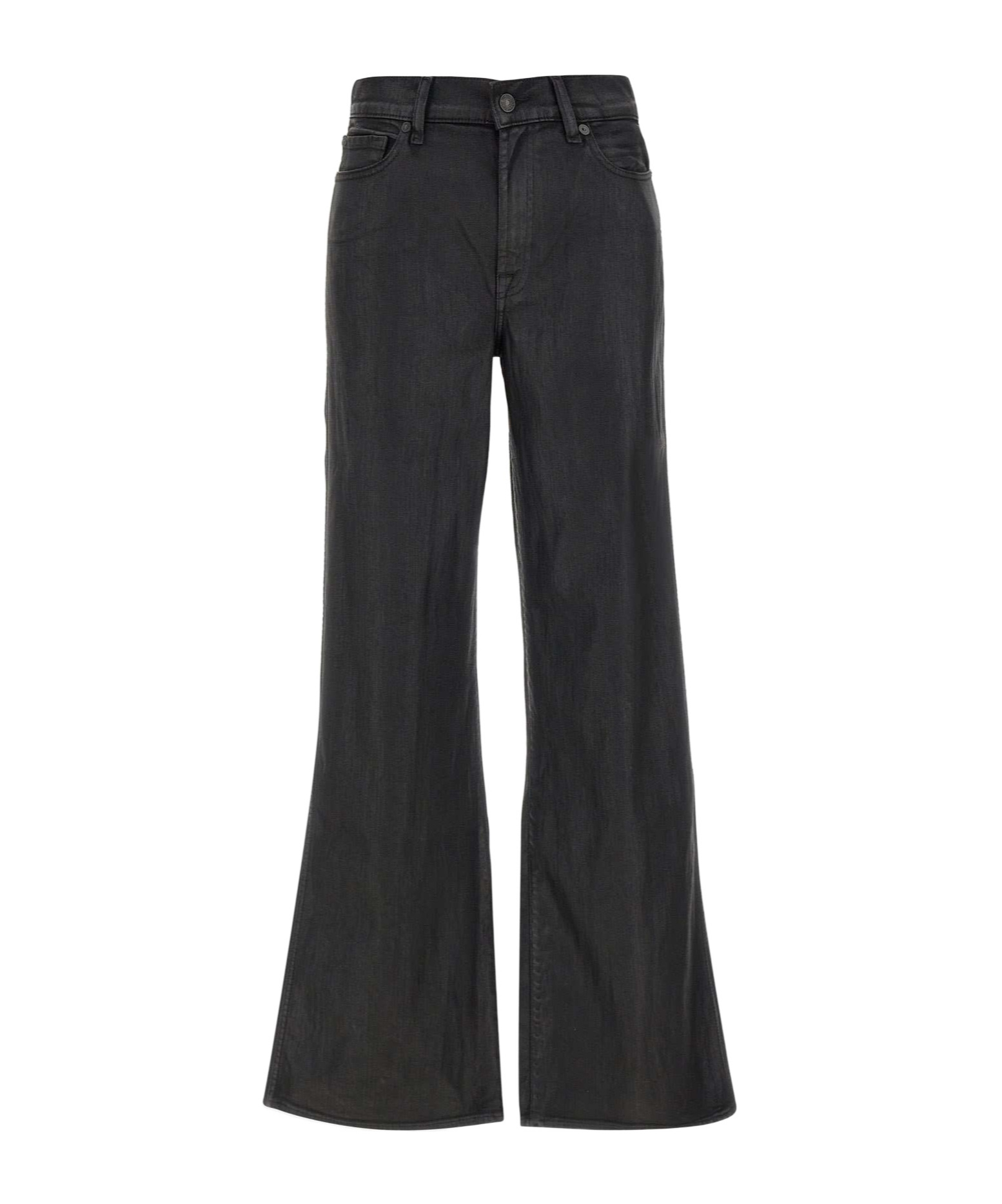 7 For All Mankind Trousers In Black