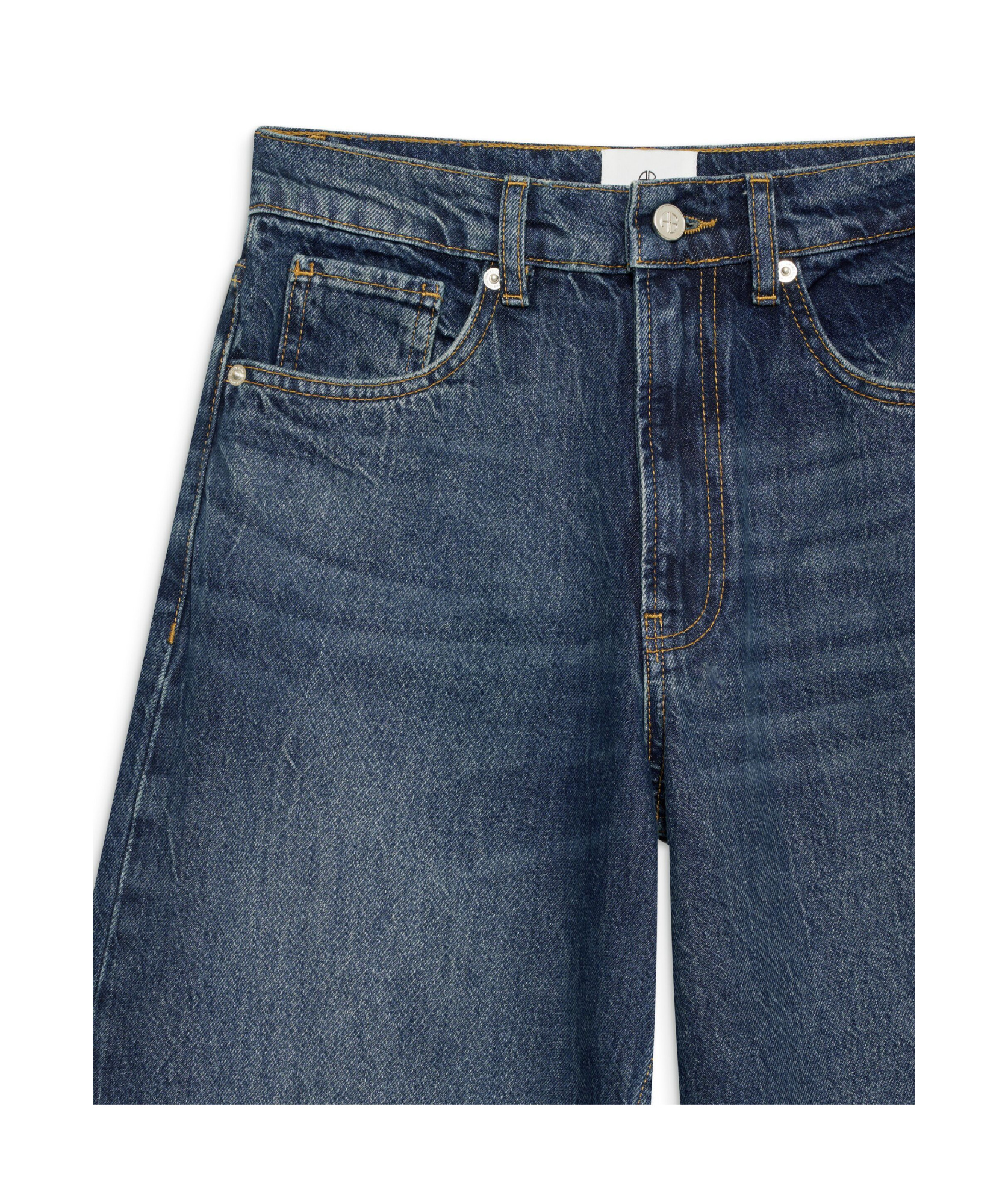 Anine Bing Briley Straight-leg Jeans In Blue