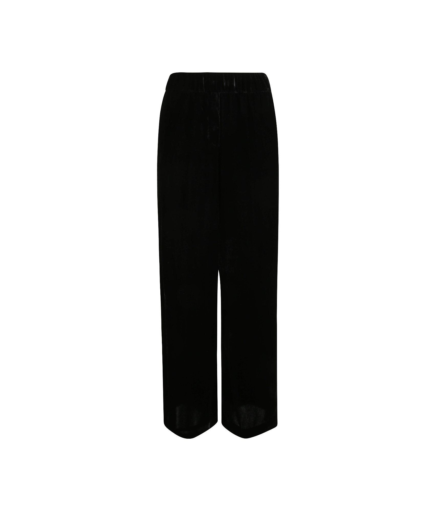 Peserico Velvet Trousers In Black