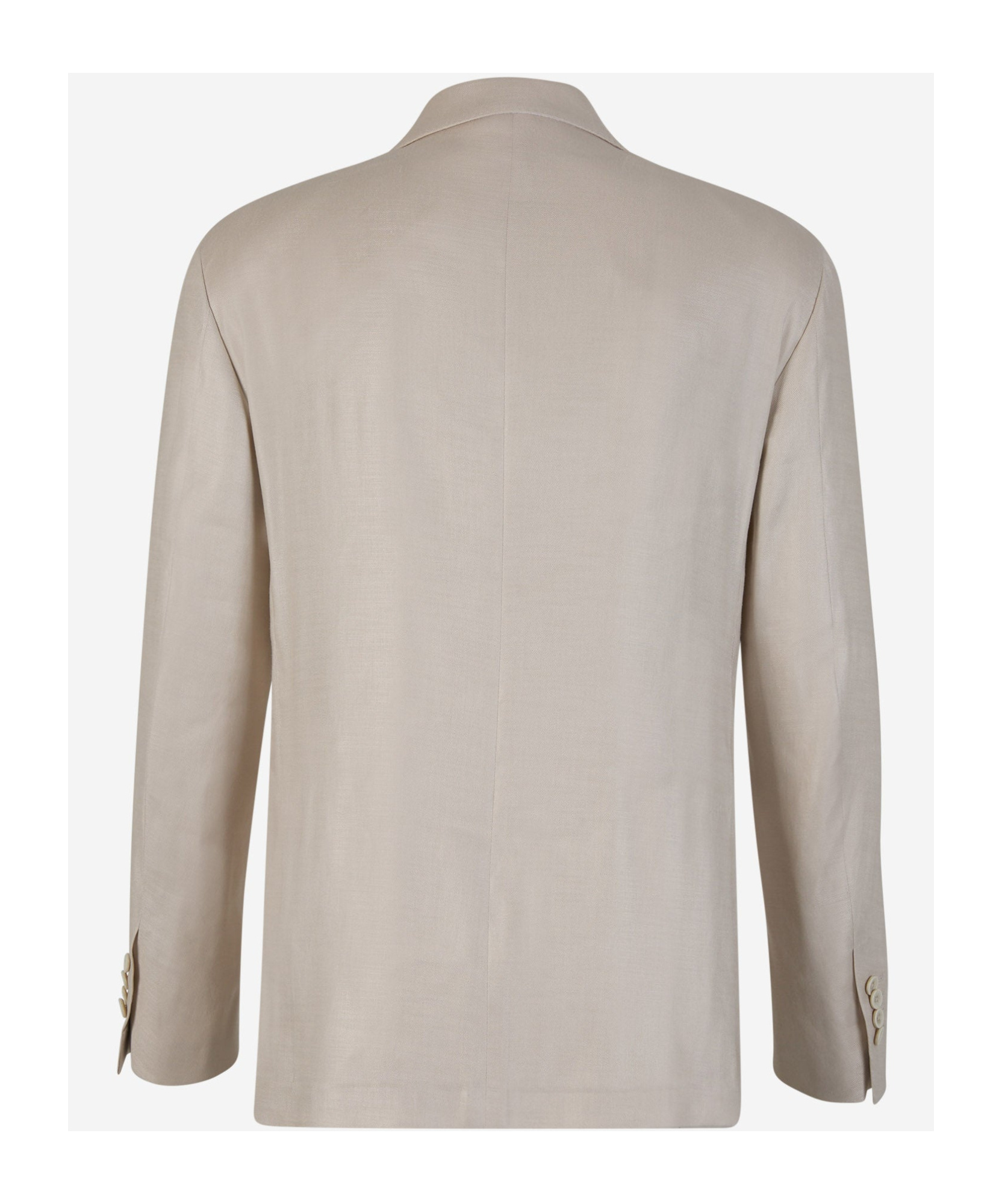 Lardini Linen And Viscose Blazer In Nude