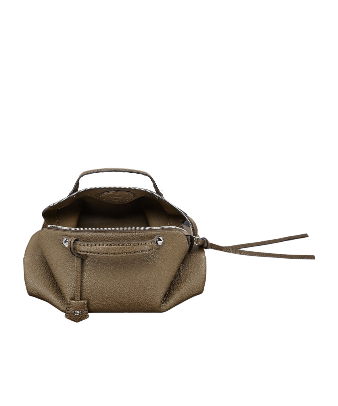 Fendi By The Way Soft Large Selleria Macro In Green