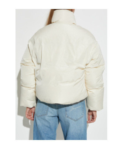 Ami Alexandre Mattiussi Long-sleeved Down Jacket In White