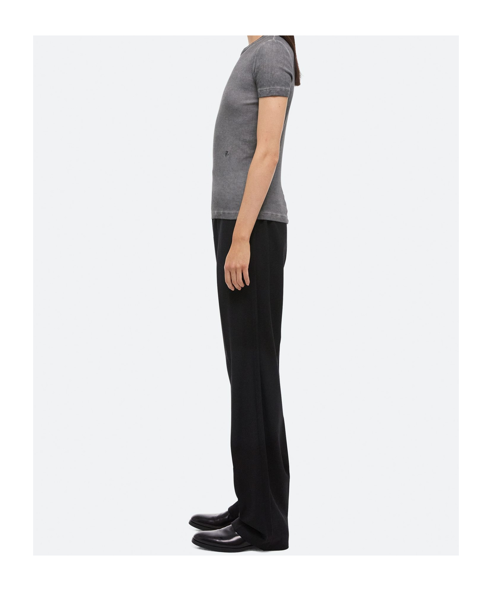 Helmut Lang Garment-dyed Shrunken Tee