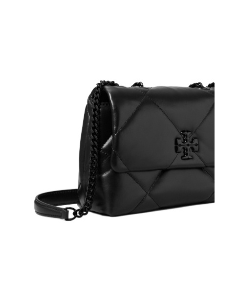 Tory Burch Kira Mini Diamond Quilted Crossbody In Black
