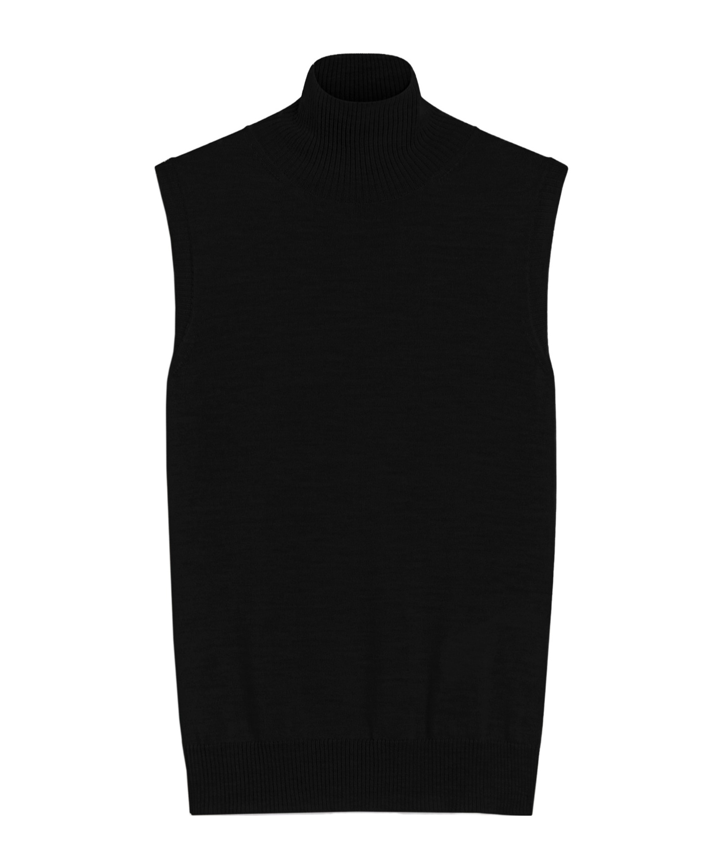 Sportmax Maglia Ardenza A Lupetto Smanicato In Black