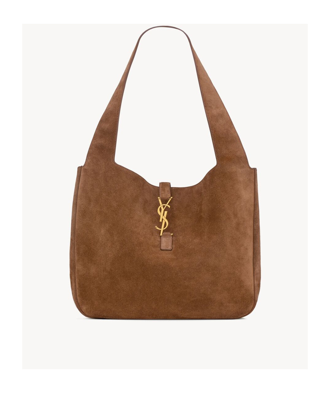 Saint Laurent Le 5 À 7 Bea In Suede In Brown