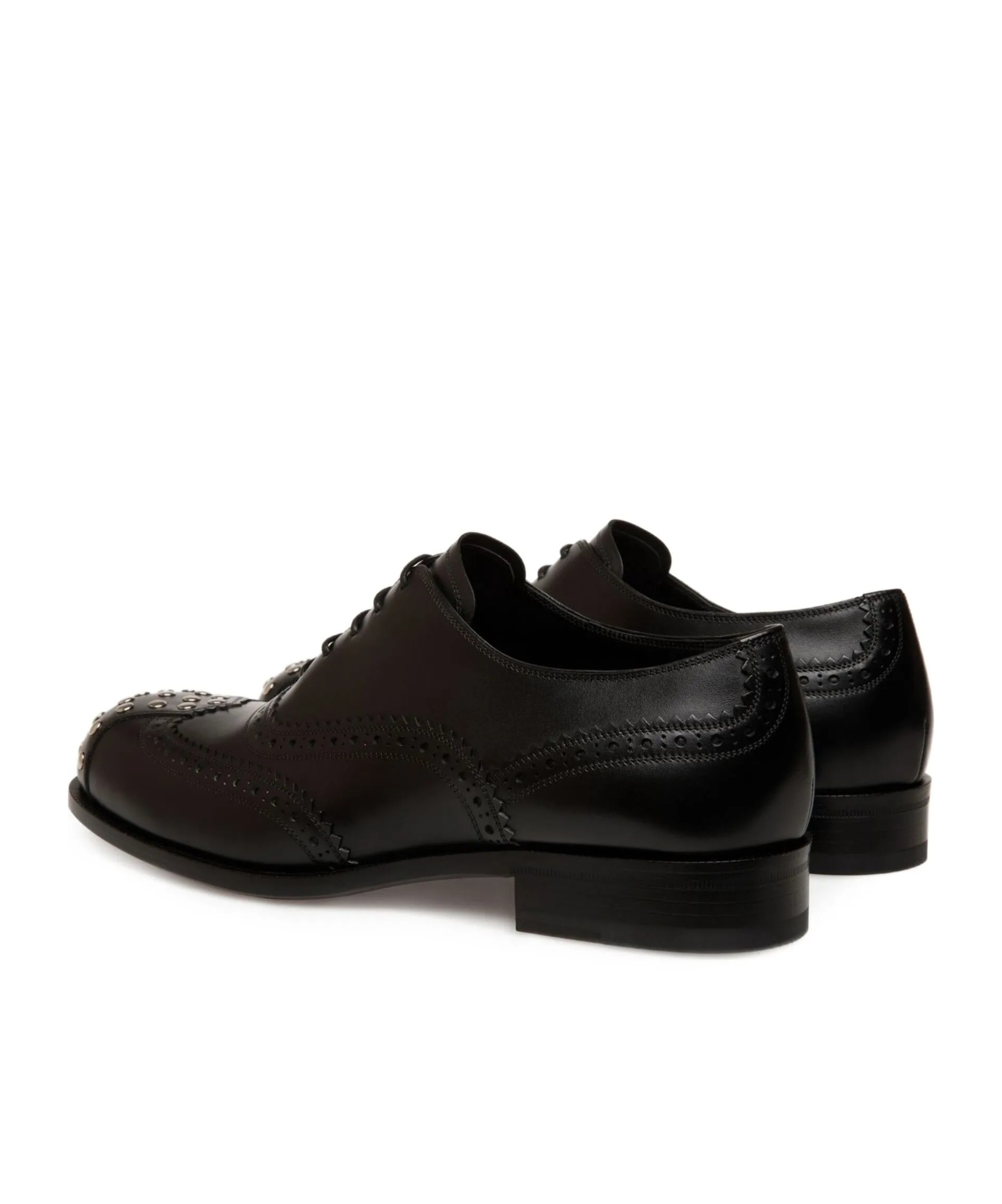 Bally Sadhy Leather Lace-up Shoes In Black