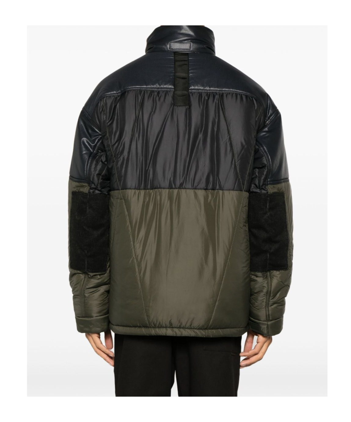 Junya Watanabe Men's Nylon Short Down Jacket In Black