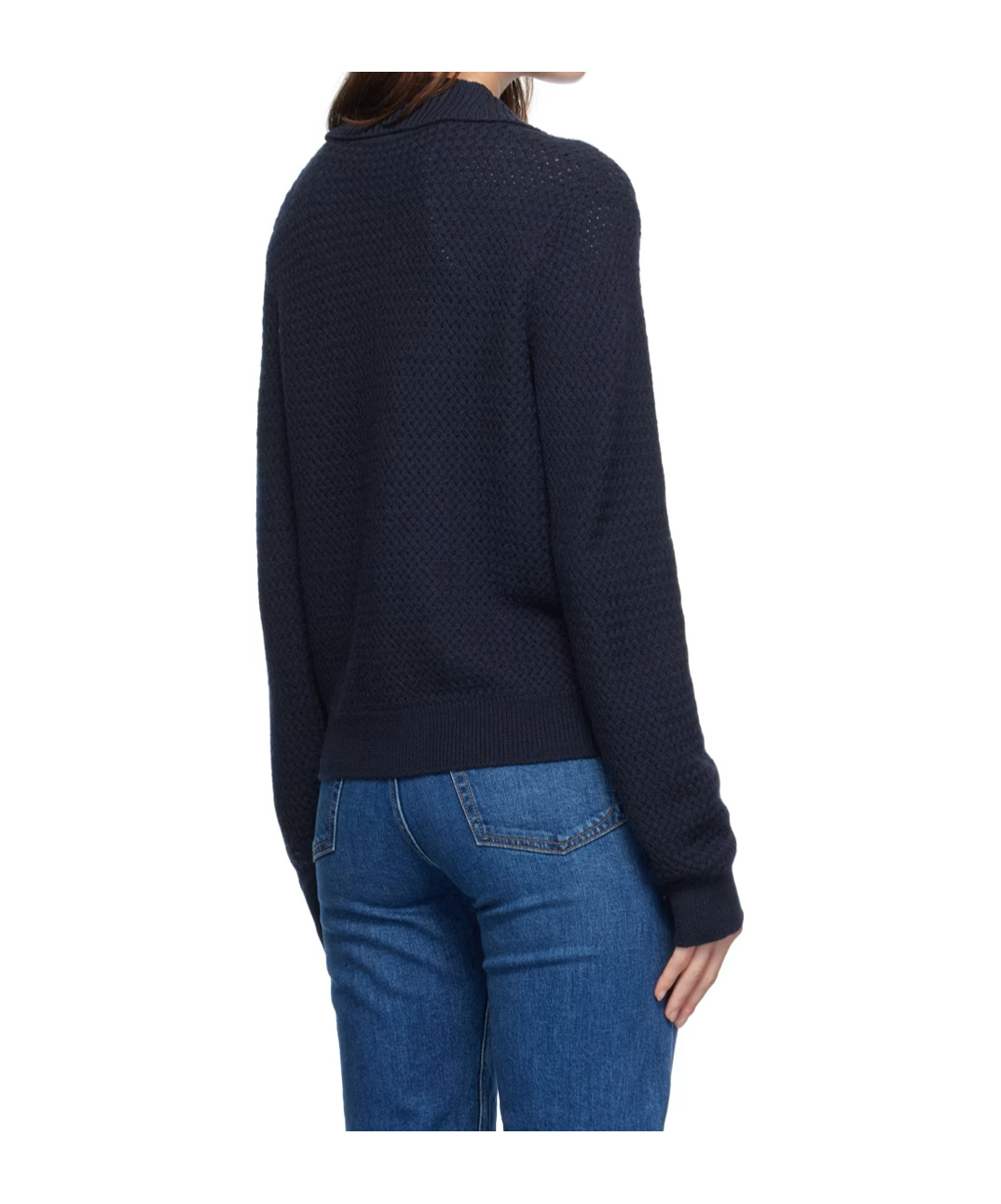 Rag & Bone Jax Button Long-sleeved Knitted Cardigan In Black
