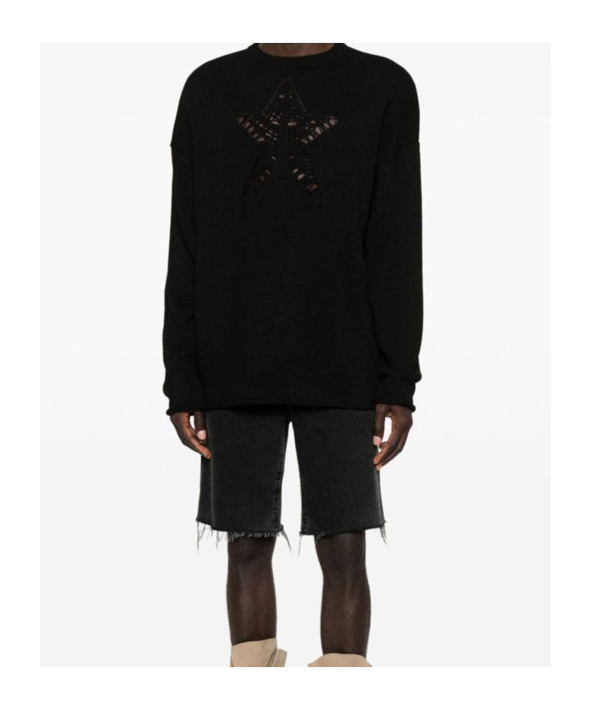 Vision Of Super Long-sleeved Sweatshirt In Black